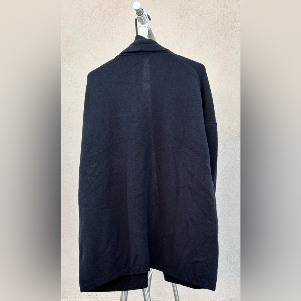 Aritzia Nook Merino Wool Black Oversized Women's Cardigan Sweater - Picture 11 of 14